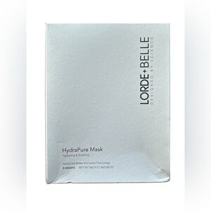 LORDE + BELLE • HYDRAPURE MASK • FREEZE-DRIED TECHNOLOGY MASK • 8 SHEET SET